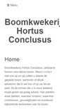 Mobile Screenshot of hortusconclusus.be