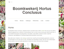 Tablet Screenshot of hortusconclusus.be